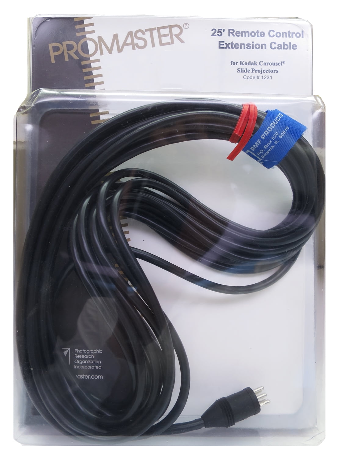 Promaster 25ft Remote Extension Cable for Kodak Carosel Slide