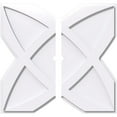 thumbnail image 1 of Ekena Millwork CMP40TS2-02000 40 in. OD x 2 in. ID Square Titus Architectural Grade PVC Contemporary Ceiling Medallion - 2 Piece, 1 of 7