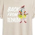 thumbnail image 3 of Disney - Straight Outta Bermuda - Juniors Ideal Flowy Muscle T-Shirt, 3 of 5