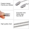 thumbnail image 5 of 3 Pice Mtal Chane Clips Flexible Porte Servilletas De Mesa Pour Lgant Bavoir Servilletas Personnes Ages Enfants Adulte, 5 of 5