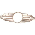 thumbnail image 2 of 38"W x 19"H x 10 1/2"IW x 18"IH x 3/8"T Elizabeth Wood Fretwork Pierced Ceiling Medallion, Cherry, 2 of 3