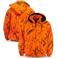 thumbnail image 3 of TrailCrest Adult Men’s Insulated & Waterproof Safety Tanker Jacket, 4X, Blaze Orange Camo, 3 of 10