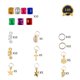 thumbnail image 2 of 140 piezas de joyería para el cabello anillos de para el cabello Dreadlocks puños metálicos adornos colgantes para de Yinane  anillos de trenza de pelo de mujer, 2 of 8