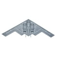 thumbnail image 6 of 1:200 Scale United States B-2 Spirit Stealth Strategic Heavy Bomber Quick Build Model Kit with Stand 20PCS DIY Airplane Model Gift for Adults and Kids Collection, 6 of 9