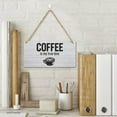 thumbnail image 2 of Wooden Wall Sign Coffee Is My True Love Retro Farmhouse Home Decor Gift For Home Living Dining Bedroom Entryway Hallway 12X 6 Inch, 2 of 7