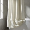 thumbnail image 5 of Unique Bargains Modern Waffle Weave Shower Curtain with 12 Hooks Beige 71"W x 71"L, 5 of 6