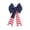 F, variant on KUNPENG Patriotic Star Bow for Wreaths - July 4th Independence Day Ribbon Streamer - Red White and Blue Party Decorations for Front Door and Wall 14"x8"