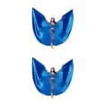 thumbnail image 4 of Injueey Ala de danza del vientre de 360 grados, disfraces para adultos, accesorios de baile para mujeres, para actuaciones, fiestas de Azul oscuro 2Conjunto, 4 of 6