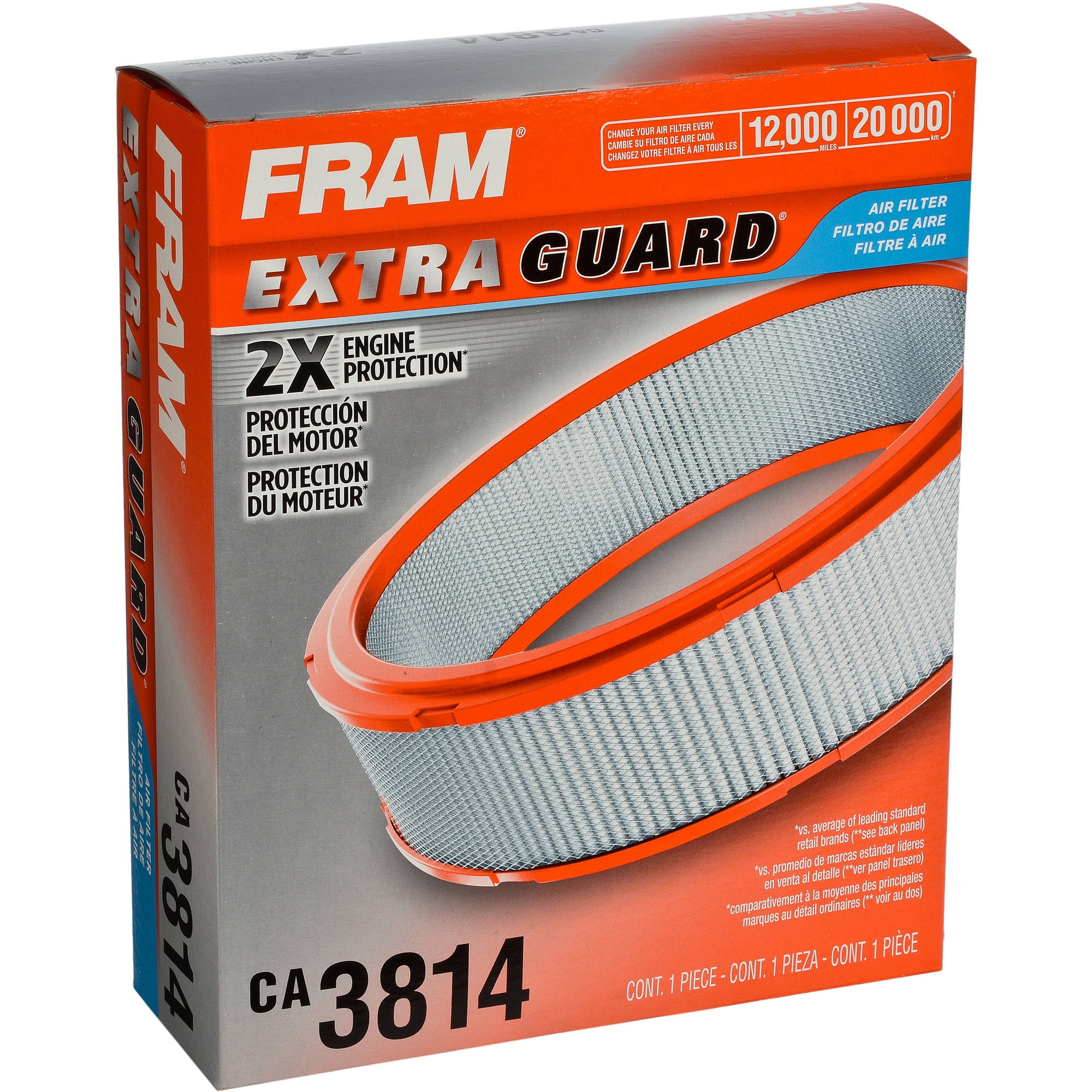 FRAM Extra Guard Air Filter, CA3814