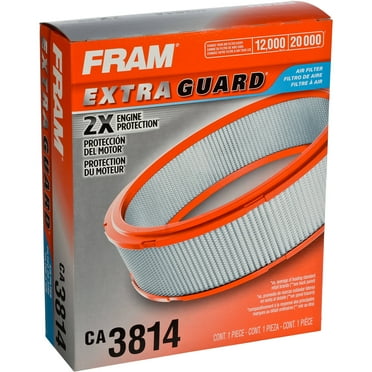 FRAM Extra Guard Air Filter, CA3814 for Select Chrysler, Dodge and Plymouth Vehicles