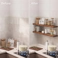 thumbnail image 5 of Mifurn Rustic Brown 23.6'' Floating Shelves for Wall, Set of 2 Wall Mounted Wood Shelves for Bedroom, Bathroom, Kitchen, 5 of 9