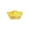 Yellow, variant on COM1950s Star-Shaped Snack Tray - 2 Sizes (6.7" & 8.3") Plastic Fruit Bowl for Kids, Parties, Picnics (Orange/Yellow/Blue)