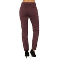thumbnail image 2 of Langwyqu Women Mid-Rise Stretch Work Pants Female Long Trousers, 2 of 5