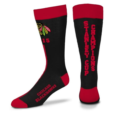 - Chicago Blackhawks Stanley Cup Champions Big Top Men's Black Socks