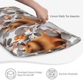 King Pillow Cases, Microfiber Pillowcases 20x36 Inches, Flower Orange