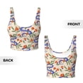 thumbnail image 5 of Lsque Snake Printed Women'S Sports Bra, Compression, Moisture Wicking, High-Impact Sports Bra For Women,Supportive sports bra-Small, 5 of 9