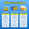 thumbnail image 2 of Deep Clean Kit - Scour Daddy Scour Pads (3ct), Steel Scrubbing Sponges (2ct) & Tangerine Multi Surface Cleaner (2ct) - Kitchen + Household Cleaning Supplies Pack (7 Pieces Total), 2 of 4