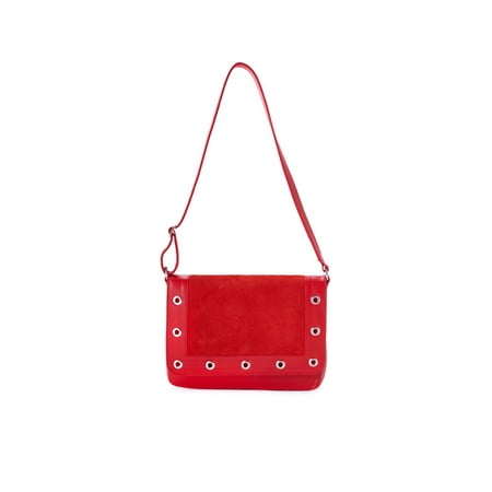 Urbn Chc Io Suede Kevlar Purse, Red Suede, Large, IOREDS002