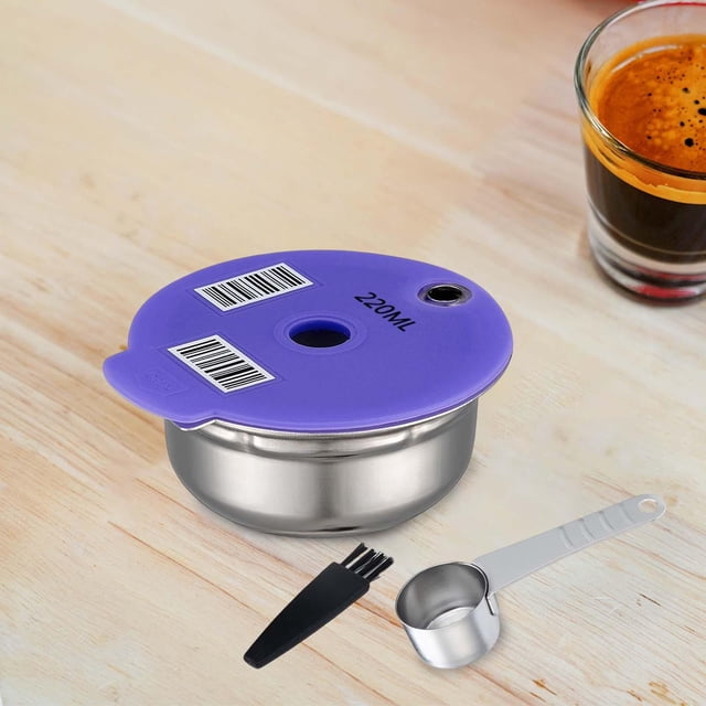 La Taza de Filtro de Café Reutilizable Reemplaza a Las Cafeteras, Accesorios de Bricolaje, Portátil de Acero Inoxidable a Prueba de Herrumbre para 220ml Soledad filtros de café reutilizables