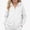 White, variant on ITSAME Girls Zip Up Hoodie (5-14) Fleece Lined Long Sleeve Fall Winter Kids Casual Sweatshirt with Pockets Size 7