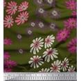 thumbnail image 1 of Soimoi Cotton Jersey Fabric Artistic Flower Printed Fabric 1 Yard 58 Inch Wide, 1 of 1