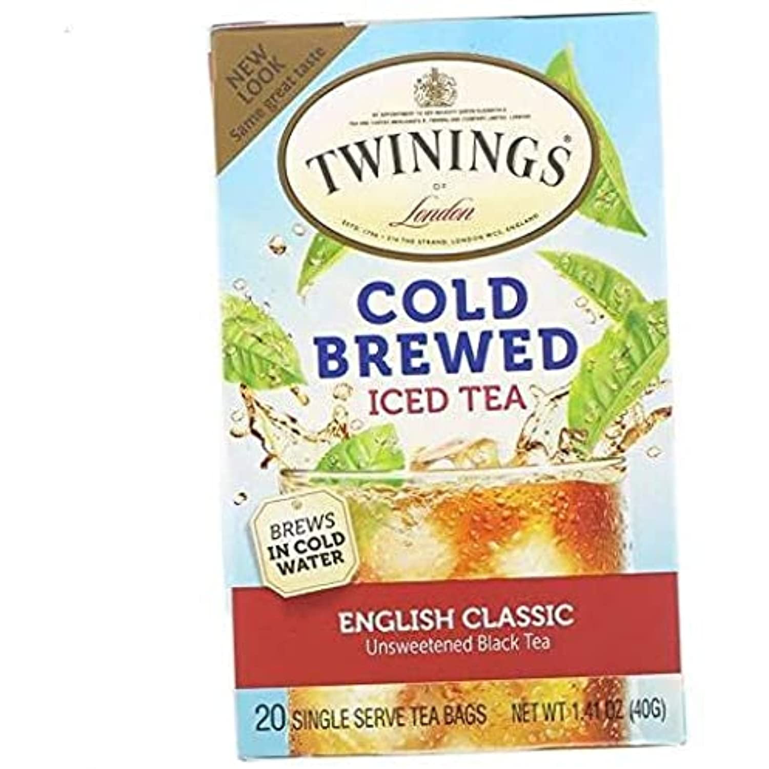 Twinings English Classic Cold Brewed Tea - 20 Count (2 Pack)