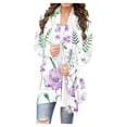 thumbnail image 2 of Cardigan Mignon Cardigan à Manches Longues Imprimé Floral pour Femmes Veste Cardigan Haut Cardigans pour Femmes en Liquidation, 2 of 6