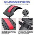 Spine Deck Back Stretcher with Acupressure Points, MultiLevel Lumbar Stretching Device