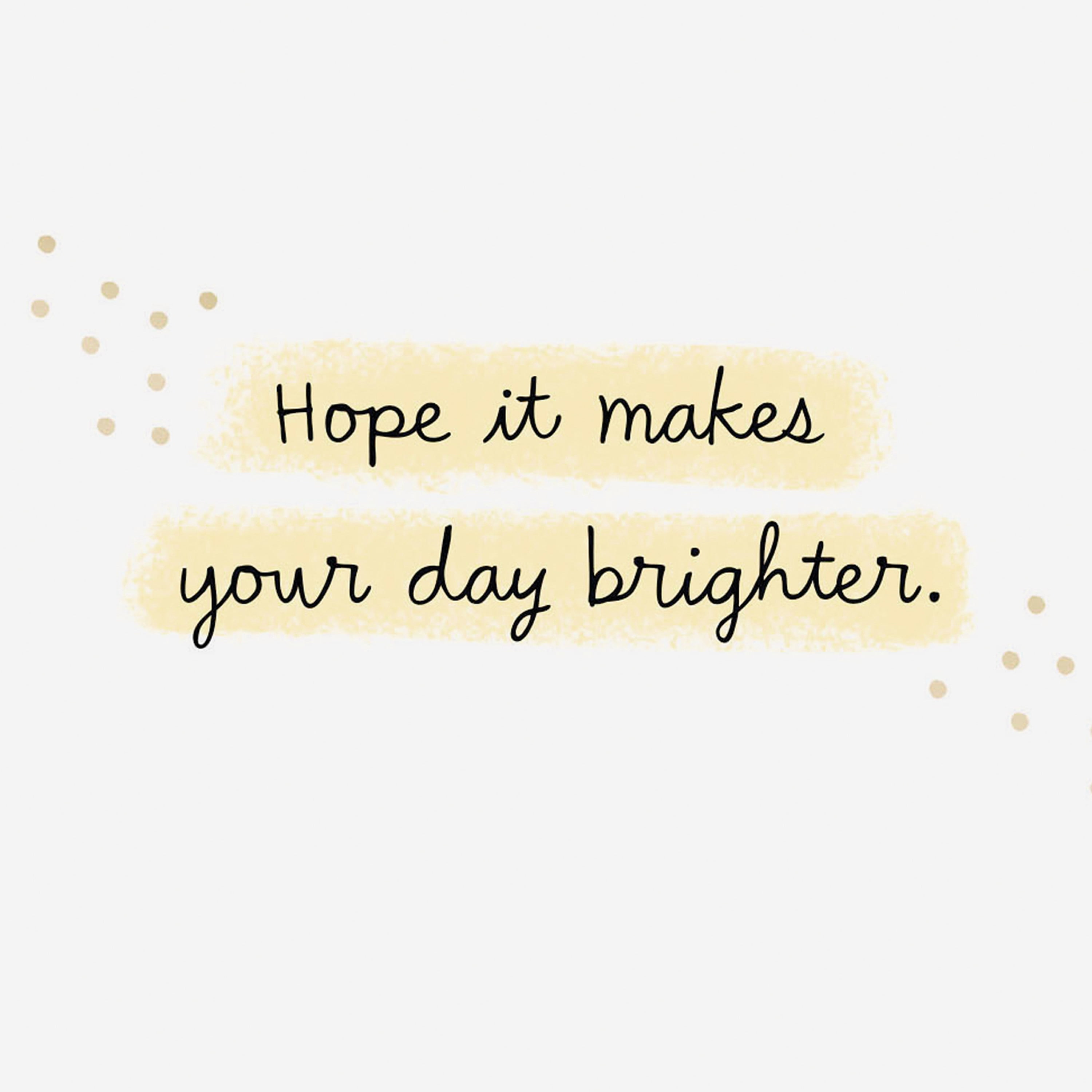 Hallmark Gift Card Greeting Encouragement Card (Sending You a Little Sunshine)