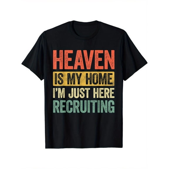 Heaven Is My Home Christian Religious Jesus Gift Creative T-shirt