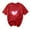 Red(Style 212), variant on NuoCaiYun Trendy Valentine'S Blouses Women'S Summer Casual Short-Sleeve Heart Print T-Shirt Round Neck Tops