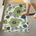 thumbnail image 2 of Yayeee Bath Rug for Bathroom Floor Non Slip Contour Fluffy Soft Absorbent Mat, 20"x24", Retro Flower Print, 2 of 7