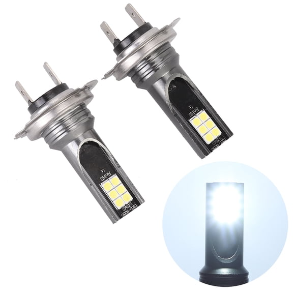 Led Headlight Car Headlamp Led Headlamp H7 Headlight 24w Headlight 2pcs H7 12LED Car Headlight Headlamp 3000K 24W 1000LM High Bright Fog Light