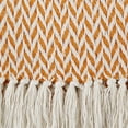 thumbnail image 3 of Pumpkin Spice Zig-Zag Throw, 3 of 3