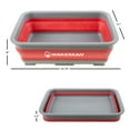 thumbnail image 2 of Collapsible Multiuse Wash Bin- Portable Wash Basin/Dish Tub/Ice Bucket with 10 L Capacity for Camping, Tailgating, More by Wakeman Outdoors, 2 of 4