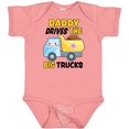 thumbnail image 3 of Inktastic Daddy Drives the Big Trucks with Dump Truck Boys or Girls Baby Bodysuit, 3 of 5