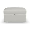 thumbnail image 5 of Flex Beige Square Upholstered Storage Ottoman with Performance Fabric, 5 of 10