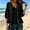 Black women fall peplum top a1, variant on Women Fall Winter V Neck 3/4 Sleeve Ruffle Peplum Top Casual Boho Blouses Tops Trendy Business Work Outfits, Beige S