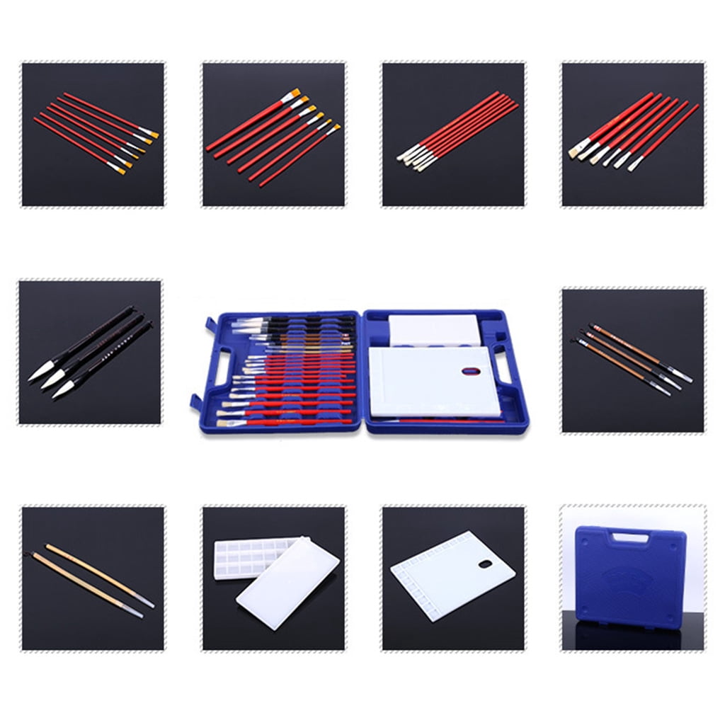 Milue Paint Brush Set Painting Brush for Acrylic Oil Watercolor Canvas Art Gouache
