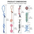 thumbnail image 2 of Plutus Pet Dog Chew Toys for Aggressive Chewers, 8 pack Interactive Washable Tough Teething Dog Rope Toys, for Puppies Small Medium Dogs, 2 of 7