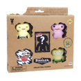thumbnail image 2 of Paquete de 5 figuras de Zuru Fuggler, 6,35 cm, amarillo, rosa, estampado de cebra, 2 of 8