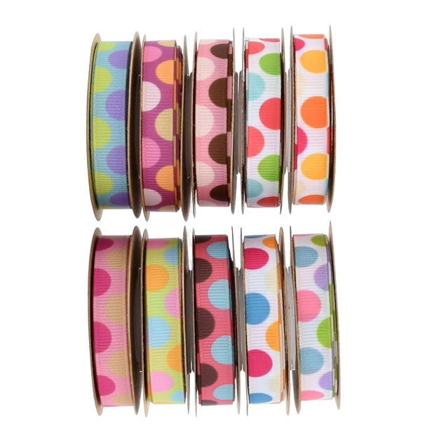 Inteprter Grosgrain Ribbons Ribbed Ribbon Rolls for Invitations Cards Tela de costura y artesanía