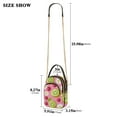thumbnail image 2 of FORMRS Crossbody Bag for Women Quilted Travel Shoulder Cell Phone Purse with Chain Strap Handbag, Floral Raspberries, 2 of 7