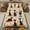 Quilt Bed Set, variant on E-Macom LLC Mid Century Modern Black Cat Quilt Blanket, Atomic Retro Black Cat Bed Quilt (55x60")