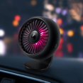 thumbnail image 3 of Ventilación de aire del ventilador del coche 7 ventilador de refrigeración eléctrico de luz colorida apto para vehículos SUV Negro Sharpla Mini ventilador de coche, 3 of 8