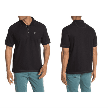 Tommy Bahama Trim Fit Party Polo shirt Black size M