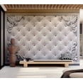 thumbnail image 6 of Tiptophomedecor Background & Patterns Wallpaper Wall Mural - Quilted Leather, 6 of 8