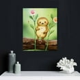 thumbnail image 4 of Nawypu Tropical Sloth Art Print, Watercolor Animal Inspirational Quote Canvas Wall Art Printing For Nursery Baby Room Decoration, 4 of 4