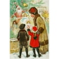 thumbnail image 3 of Wallach, Miriam and Ira D 17x24 Black Modern Framed Museum Art Print Titled - A Merry Christmas, 3 of 5