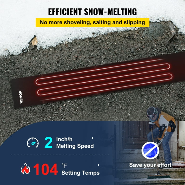 Heated Snow Melting Walkway Mat- 11x 30